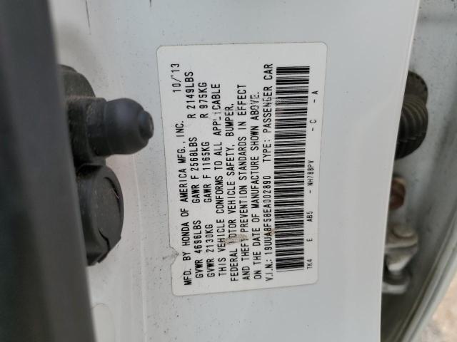 19UUA8F58EA002890 - 2014 ACURA TL TECH WHITE photo 12
