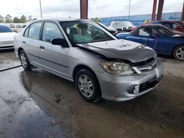 1HGES16354L023478 - 2004 HONDA CIVIC DX VP SILVER photo 4