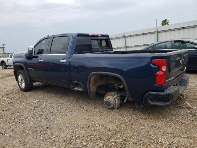 2GC4YREY9P1719940 - 2023 CHEVROLET SILVERADO K2500 HIGH COUNTRY BLUE photo 2