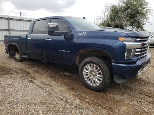 2GC4YREY9P1719940 - 2023 CHEVROLET SILVERADO K2500 HIGH COUNTRY BLUE photo 4