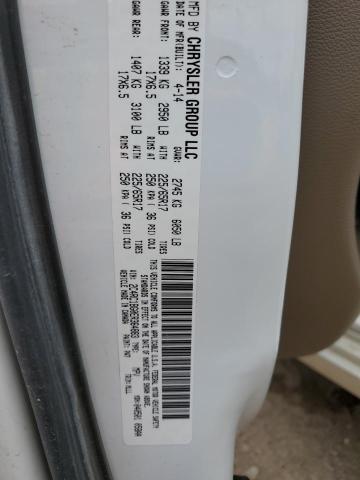 2C4RC1BG0ER364883 - 2014 CHRYSLER TOWN & COU TOURING თეთრი ფოტო 14