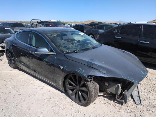 5YJSA1E41GF177594 - 2016 TESLA MODEL S 灰色 照片 4