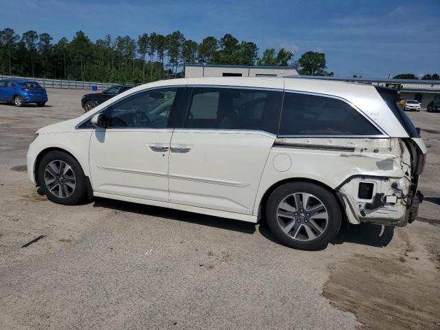 5FNRL5H9XEB032932 - 2014 HONDA ODYSSEY TOURING WHITE photo 2
