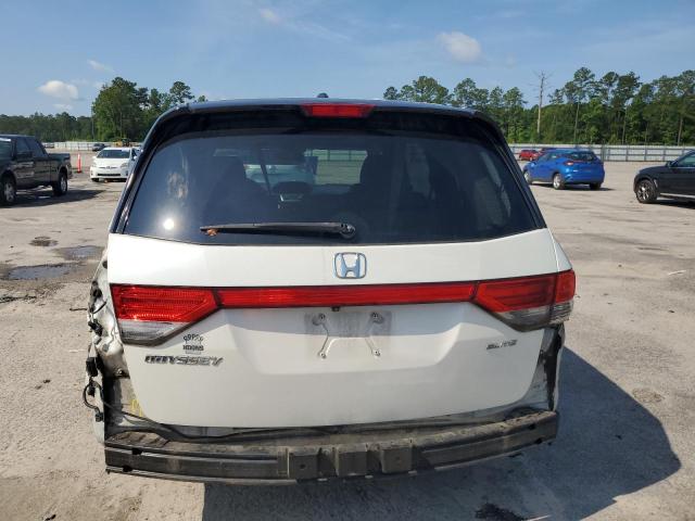 5FNRL5H9XEB032932 - 2014 HONDA ODYSSEY TOURING WHITE photo 6