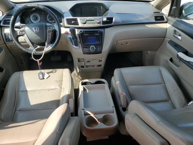 5FNRL5H9XEB032932 - 2014 HONDA ODYSSEY TOURING WHITE photo 8