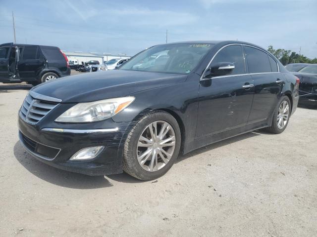 KMHGC4DD4DU240883 - 2013 HYUNDAI GENESIS 3.8L BLACK photo 1