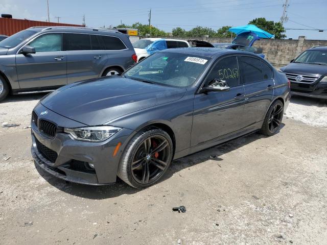 WBA8B3G37HNU36032 - 2017 BMW 340 I GRAY photo 1