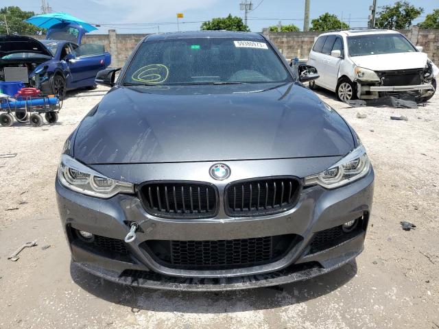 WBA8B3G37HNU36032 - 2017 BMW 340 I GRAY photo 5