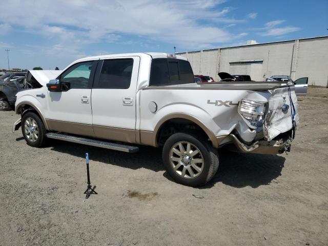 1FTFW1EFXBKD33275 - 2011 FORD F150 SUPERCREW WHITE photo 2