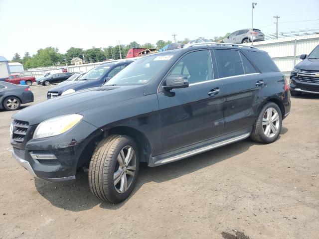 4JGDA5HB1EA386412 - 2014 MERCEDES-BENZ ML 350 4MATIC BLACK photo 1