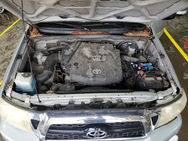 5TETU4GN2AZ743190 - 2010 TOYOTA TACOMA PRERUNNER ACCESS CAB SILVER photo 11