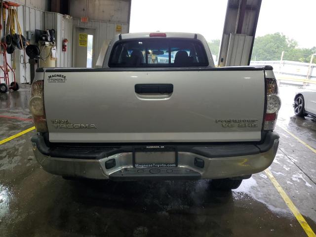 5TETU4GN2AZ743190 - 2010 TOYOTA TACOMA PRERUNNER ACCESS CAB SILVER photo 6