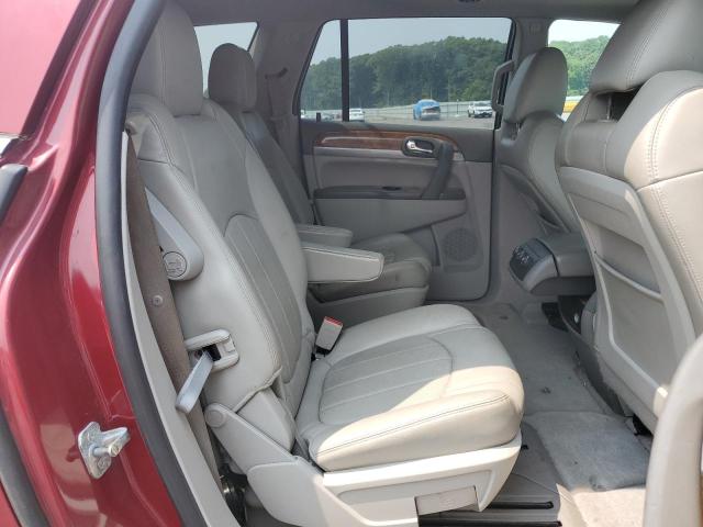 5GAKVBED9BJ262566 - 2011 BUICK ENCLAVE CXL RED photo 10