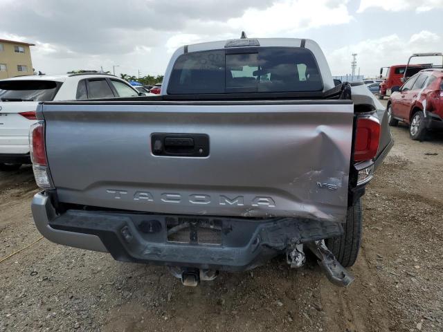 5TFCZ5AN8MX276952 - 2021 TOYOTA TACOMA DOUBLE CAB SILVER photo 6