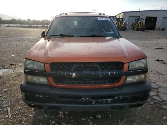 3GNEC12Z25G226372 - 2005 CHEVROLET AVALANCHE C1500 ORANGE photo 5