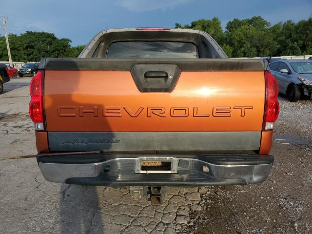 3GNEC12Z25G226372 - 2005 CHEVROLET AVALANCHE C1500 ORANGE photo 6