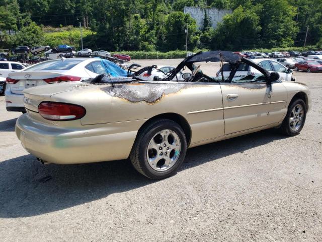 3C3EL55HXXT607274 - 1999 CHRYSLER SEBRING JXI GOLD photo 3