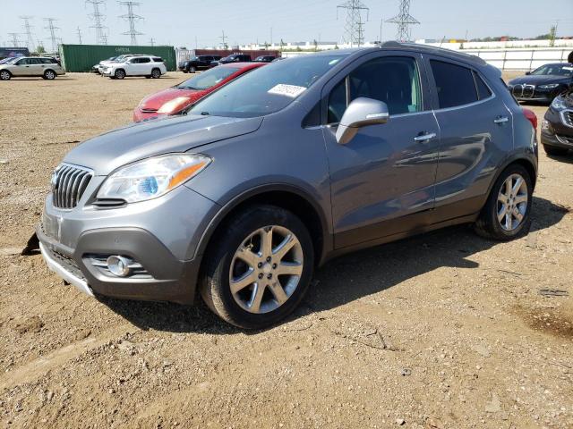 KL4CJDSB9EB629052 - 2014 BUICK ENCORE PREMIUM GRAY photo 1