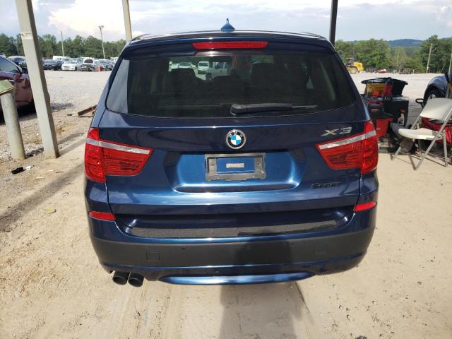 5UXWX9C58D0D05920 - 2013 BMW X3 XDRIVE28I BLUE photo 6