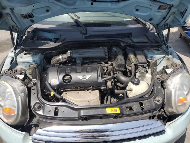 WMWSU3C58CT257719 - 2012 MINI COOPER TURQUOISE photo 11