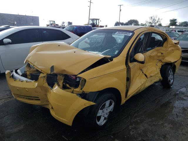 KL1TD5DE3AB115595 - 2010 CHEVROLET AVEO LS 黄色 照片 1