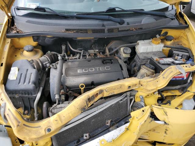 KL1TD5DE3AB115595 - 2010 CHEVROLET AVEO LS 黄色 照片 11