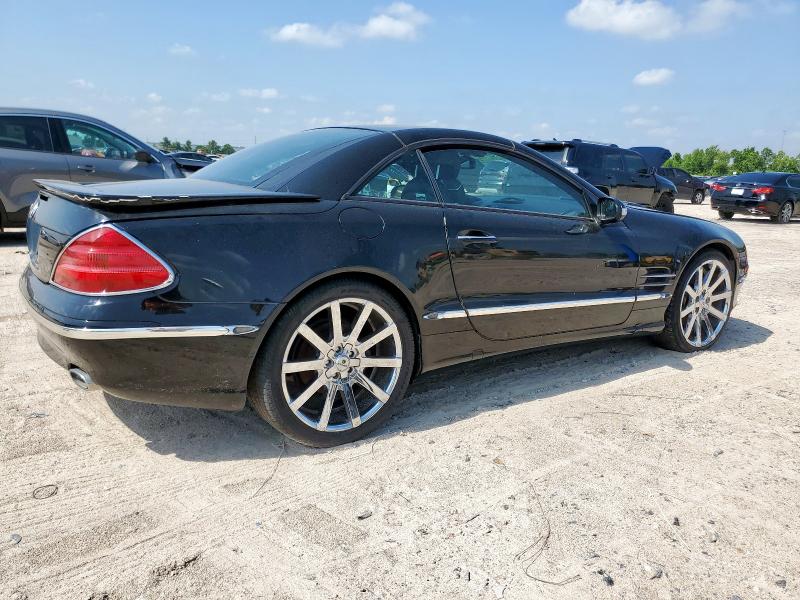WDBSK75F33F010434 - 2003 MERCEDES-BENZ SL 500R BLACK photo 3