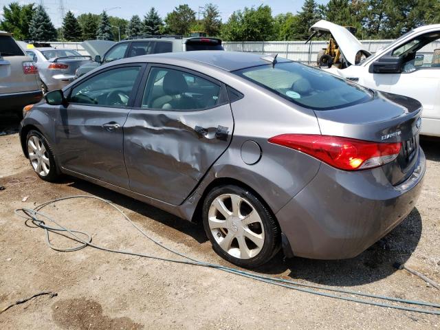 5NPDH4AE8CH111947 - 2012 HYUNDAI ELANTRA GLS GRAY photo 2