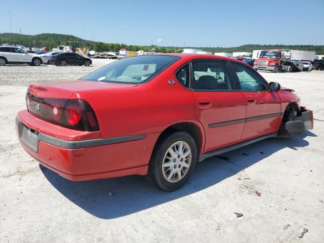 2G1WF52E649365494 - 2004 CHEVROLET IMPALA RED photo 3