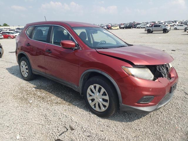 KNMAT2MV1GP628132 - 2016 NISSAN ROGUE S RED photo 4