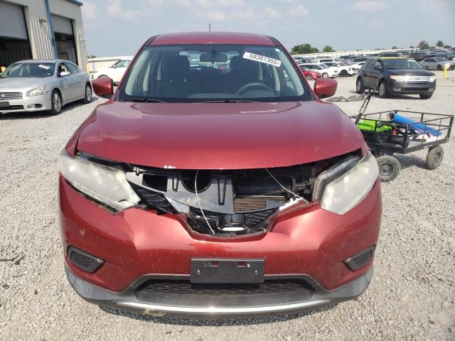 KNMAT2MV1GP628132 - 2016 NISSAN ROGUE S RED photo 5
