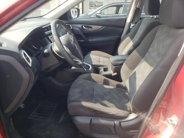 KNMAT2MV1GP628132 - 2016 NISSAN ROGUE S RED photo 7