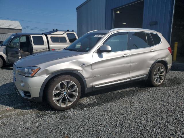 5UXWY3C50F0E96133 - 2015 BMW X3 XDRIVE28D SILVER photo 1