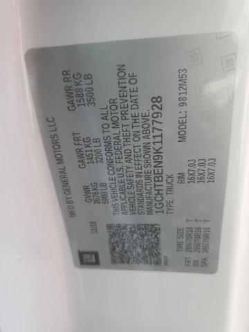 1GCHTBEN9K1177928 - 2019 CHEVROLET COLORADO 白色 照片 13