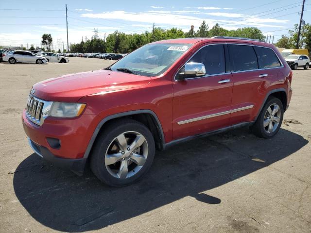 1J4RR6GT2BC560579 - 2011 JEEP GRAND CHER OVERLAND RED photo 1