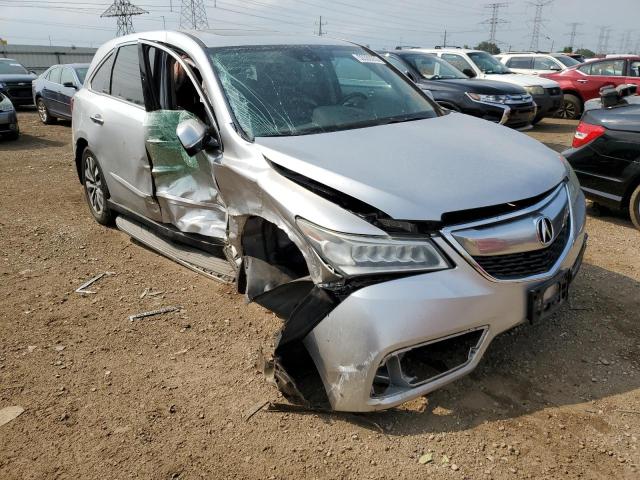 5FRYD4H44EB014139 - 2014 ACURA MDX TECHNOLOGY SILVER photo 4