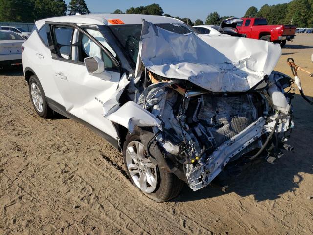 3GNKBBRA5KS588247 - 2019 CHEVROLET BLAZER 1LT WHITE photo 1