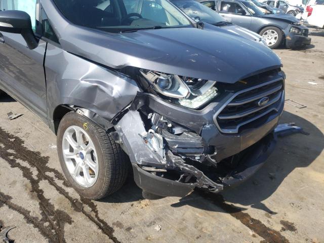 MAJ3S2GEXMC446283 - 2021 FORD ECOSPORT SE GRAY photo 9