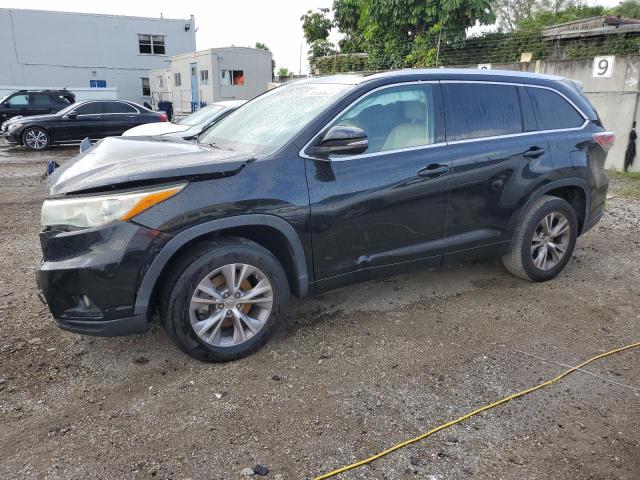5TDKKRFH4FS118921 - 2015 TOYOTA HIGHLANDER XLE Սև լուսանկար 1