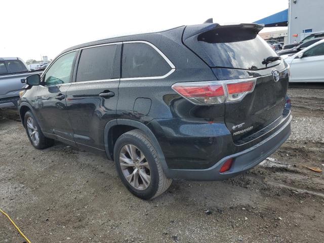 5TDKKRFH4FS118921 - 2015 TOYOTA HIGHLANDER XLE Սև լուսանկար 2