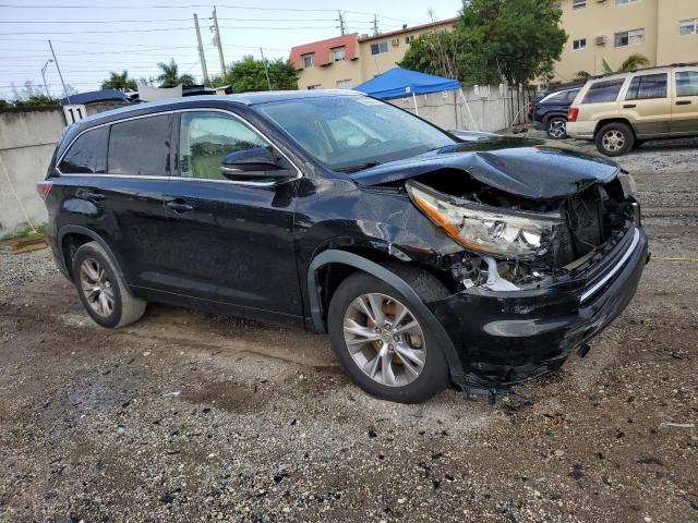 5TDKKRFH4FS118921 - 2015 TOYOTA HIGHLANDER XLE Սև լուսանկար 4
