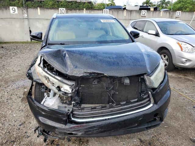 5TDKKRFH4FS118921 - 2015 TOYOTA HIGHLANDER XLE Սև լուսանկար 5
