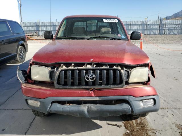 5TEGN92N41Z753822 - 2001 TOYOTA TACOMA DOUBLE CAB PRERUNNER RED photo 5