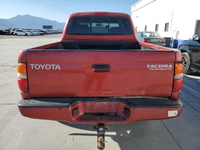 5TEGN92N41Z753822 - 2001 TOYOTA TACOMA DOUBLE CAB PRERUNNER RED photo 6