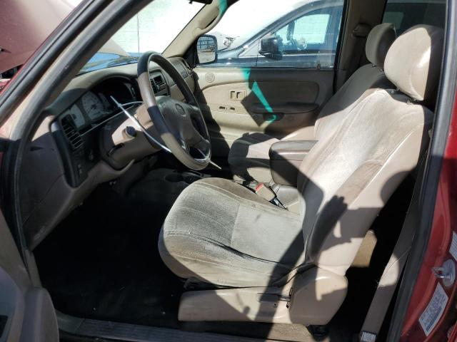 5TEGN92N41Z753822 - 2001 TOYOTA TACOMA DOUBLE CAB PRERUNNER RED photo 7