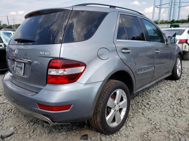 4JGBB8GB4BA643873 - 2011 MERCEDES-BENZ ML 350 4MATIC SILVER photo 3