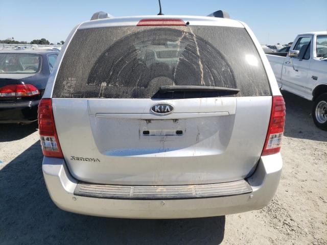 KNDMG4C78C6479539 - 2012 KIA SEDONA LX SILVER photo 6