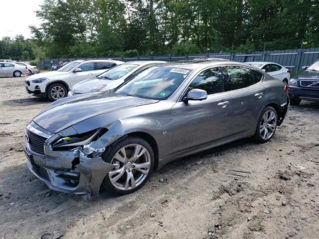 JN1BY1AR7HM770577 - 2017 INFINITI Q70 3.7 GRAY photo 1