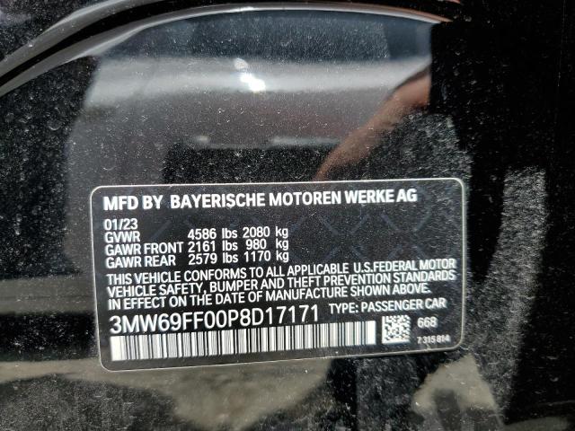3MW69FF00P8D17171 - 2023 BMW 330I BLACK photo 13