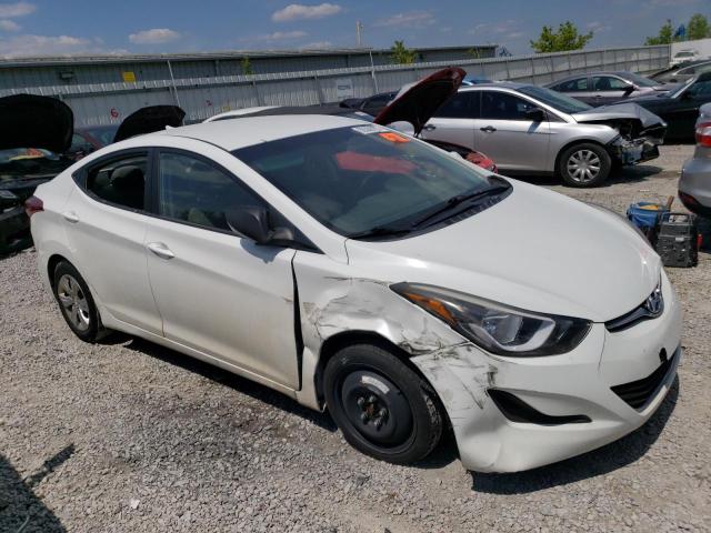 5NPDH4AE0GH727955 - 2016 HYUNDAI ELANTRA SE SILVER photo 4